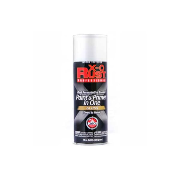 General Paint Spray Paint, Safety White, Gloss, 12 oz 125730 - main